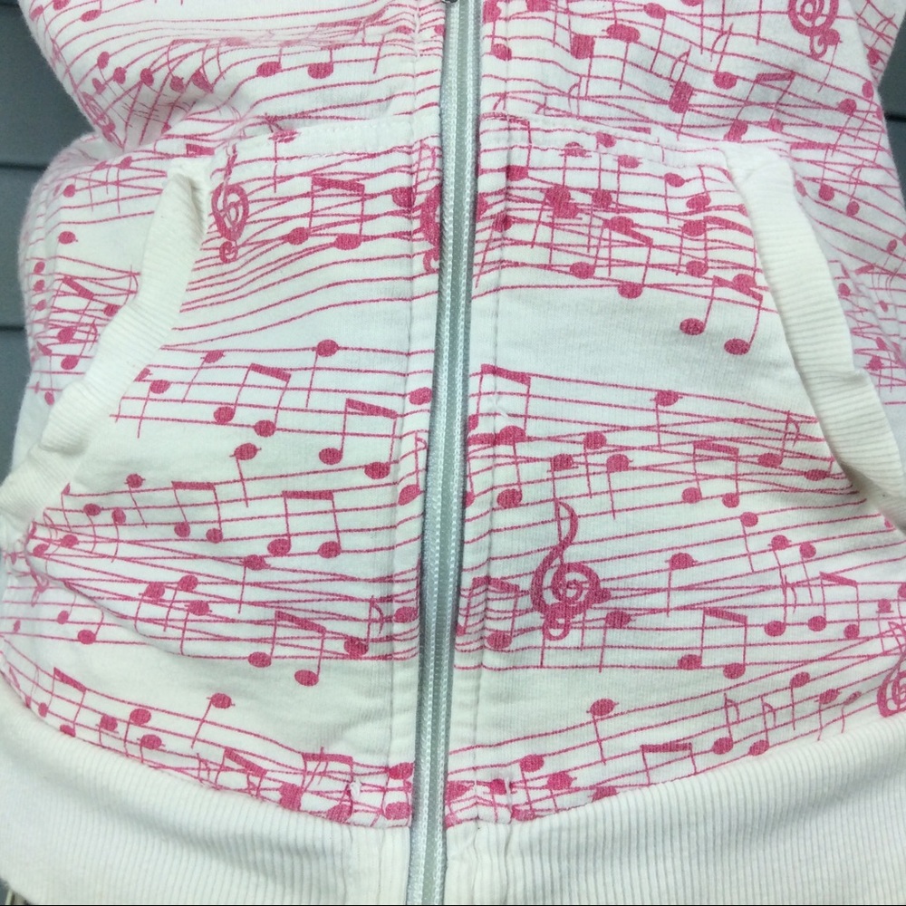 Blu Chic Short Sleeve Sweatshirt Pink / White Sz M